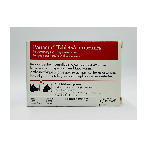 PANACUR 250MG PILLS ANTI-PARASITARY FOR DOGS AND CATS