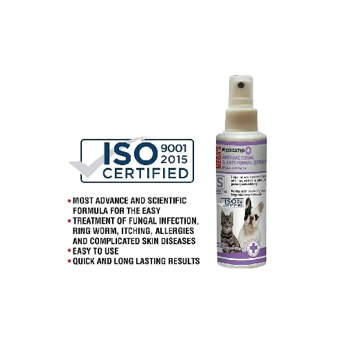 Anti Fungal &amp; Anti Bacterial Spray For Cats and Dogs by Pets Emporium