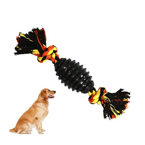 Black Rope Toy for Dogs by Pets Emporium