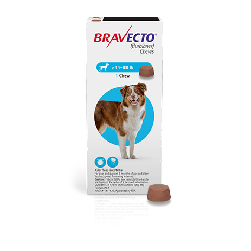 BRAVECTO (FLURALANER 1000 MG) >20-40 KG