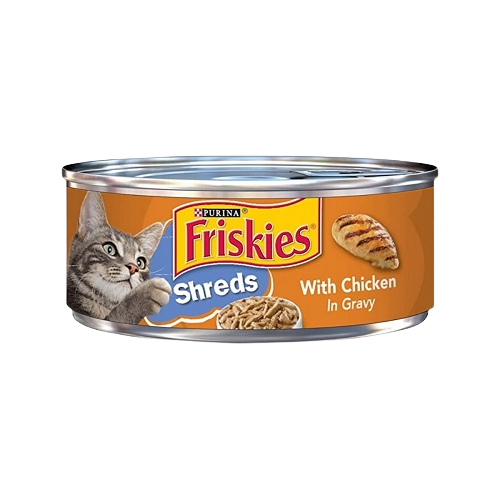 Friskies® Shreds with Chicken in Gravy Wet Cat Food