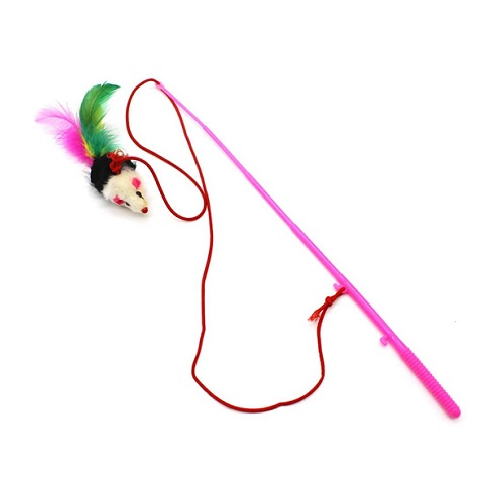 Cat Playing Stick Mouse Cat Toy from Pets Emporium