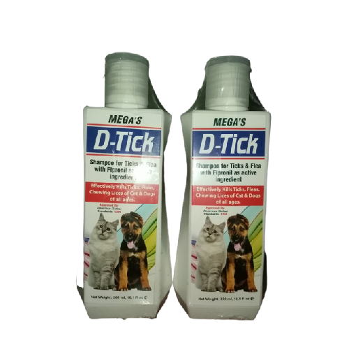 D Tick Shampoo for Cats and Dogs by Pets Emporium