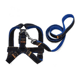 Denim Dog Vest Harness With Leash By Pets Emporium