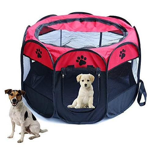 DOG & CAT KENNEL/PLAYPEN M BY PETS EMPORIUM