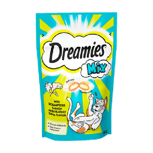 Dreamies Cat Treats With Salmon & Tuna