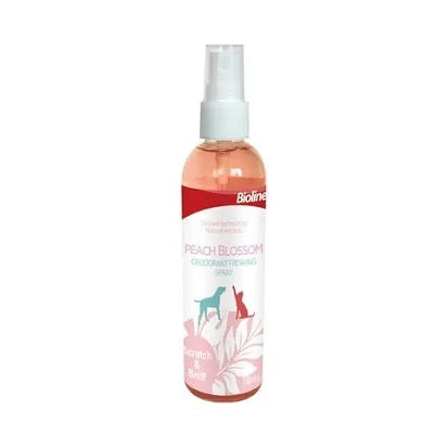 Bioline Peach Blossom Deodorant Spray by Pets Emporium