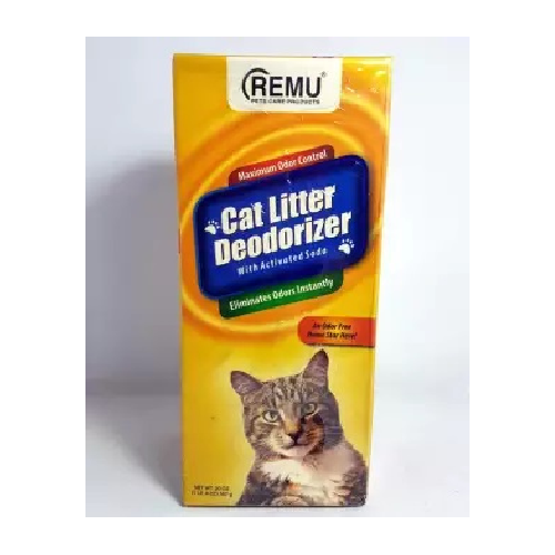 Remu Cat Litter Deodorizer with Activated Soda By Pets Emporium