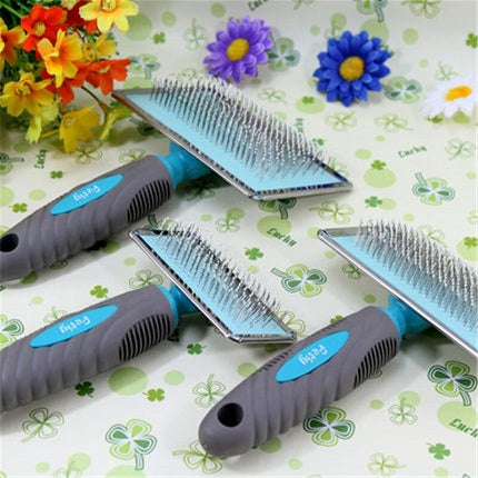 Slicker Steel Brush for Cats and Dogs By pets Emporium