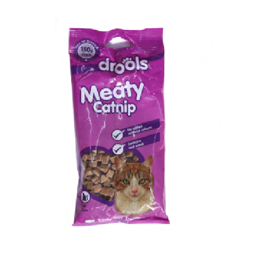 Drools Meaty Catnip Tasty Cat Treats – Heart – For All Cats