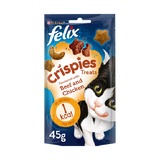 FELIX Crispies Cat Treats Beef and Chicken by Pets Emporium 