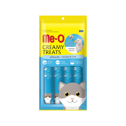 Me-O Creamy Cat Treats – Pack Of 4 Treats by Pets Emporium