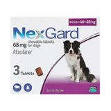 NexGard Chewable Tablets for Dogs 68 MG (10 to 25 KG)