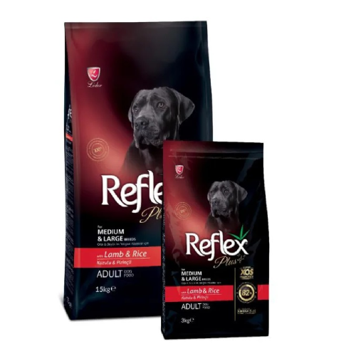 Reflex Plus Medium Large Breed Adult Dog Food Beef